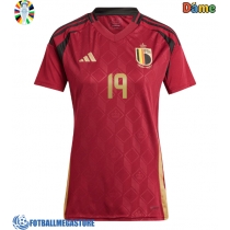 Fotballdrakt Dame Belgia Johan Bakayoko #19 Hjemmedrakt EM 2024 Kortermet